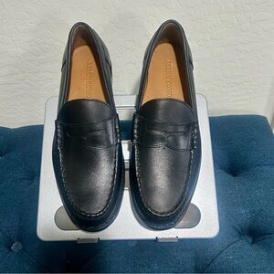 NEW Allen Edmonds "NEWMAN" Leather Penny Loafer 9.5 D Black